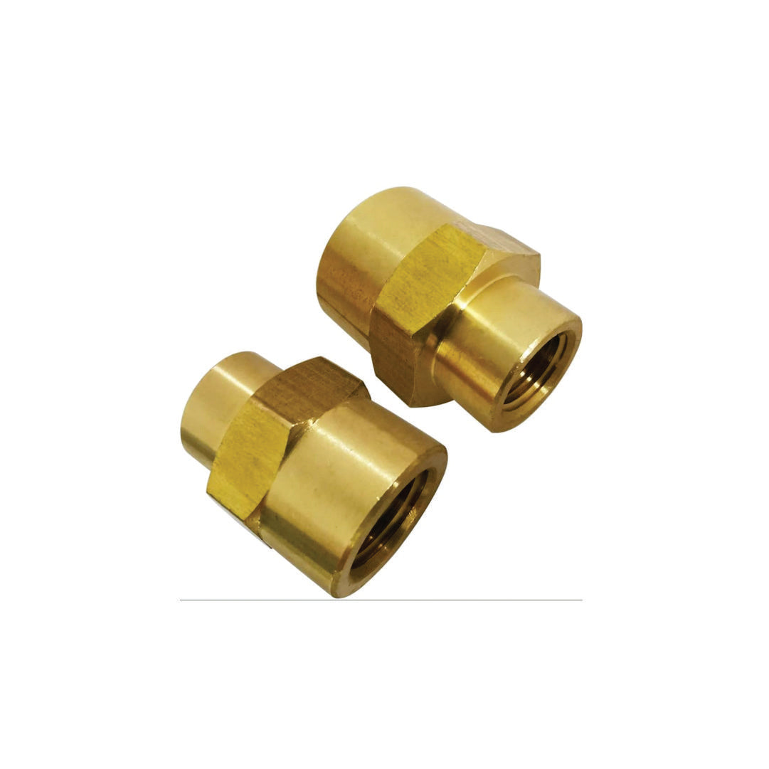 BRF-331726 Hex adapter. 1/4(F) x 1/8(F)NPT