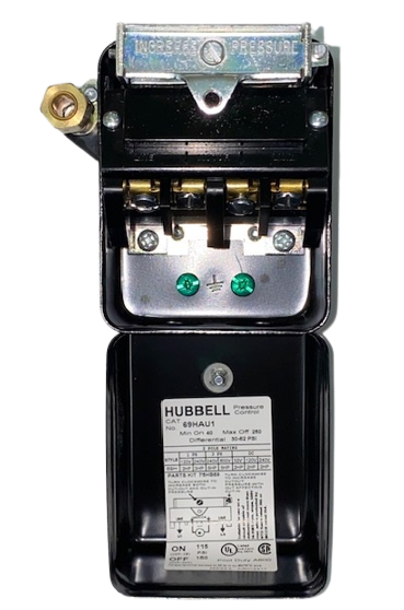 PSW-69HAU1 Interrupteur de pression SquareD 115-150 psi, 3/8 npt