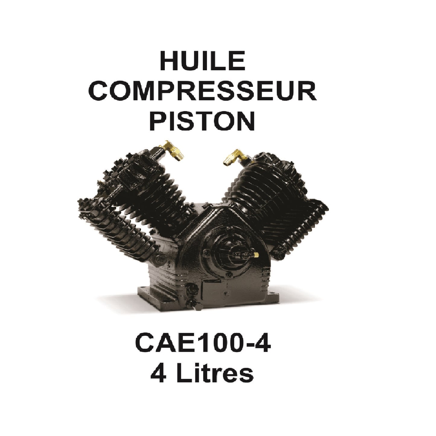 CAE100-4 Huile compresseur pistons 4 litres
